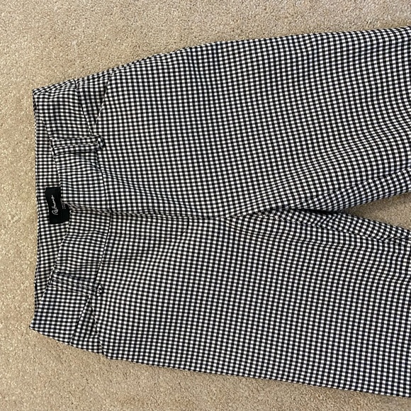 Gingham Trousers Pants - Picture 2 of 3